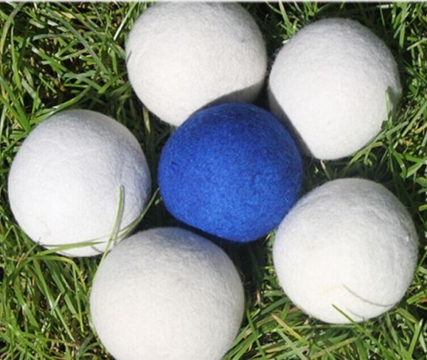 china factory Colored Pure Genuine  6-Pack XL 100% Wool Dryer Balls