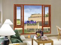 Strong Frame Wood Effect Aluminium Windows, Integrated Larch Wood Alu Wood Windows