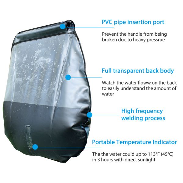 GEERTOP 20L Shower Bag Outdoor Camping Accessories