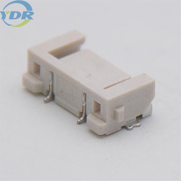 3.7mm Pitch 90 Degree 2 Pin Wafer Connector Beige SMT Type Wire To Board Connector