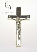 Croix funéraire en plastique de conception moderne 19.5*11cm Compact PJ-02S