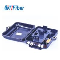 Adaptateurs extérieurs d'intérieur optiques matériels de Sc de la boîte de distribution de fibre d'ABS FTTH appropriés