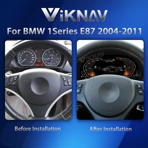 VIKNAV 11 Digital Instrument Cluster for BMW 1 Series E87 2004-2011 Linux System