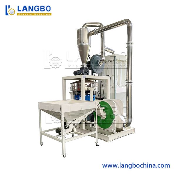 Waste Plastic PVC Mill Pulverizer Grinder Machine Plastic Milling Machinery PVC Material Recycling Machine Plastic Grinding Pulverizer