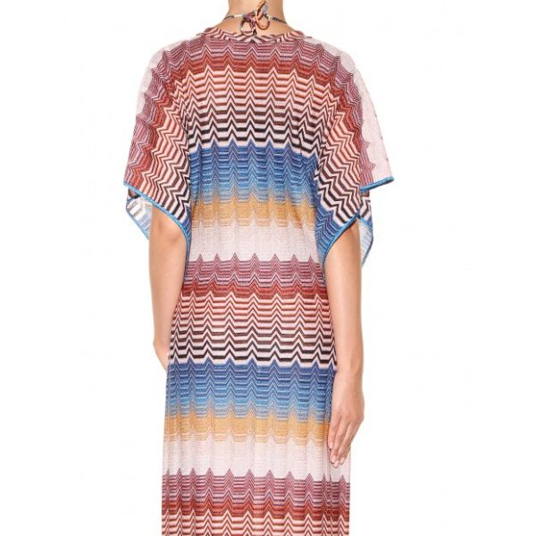 Women Crochet-knit kaftan Maxi Dress