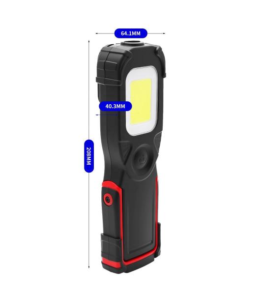 Outdoor Magnetic Work Inspection Light COB Charging High Brightness Maintenance Work Light Outdoor Camping Inspection Work Light