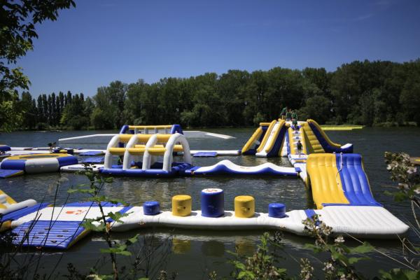 France Outdoor Inflatable Water Park Games For Adults / Inflatable Water Park Equipment