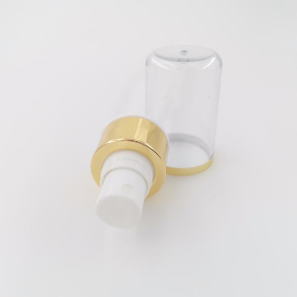 Bright Gold Aluminum Finger 24/410 Bottle Mist Sprayer