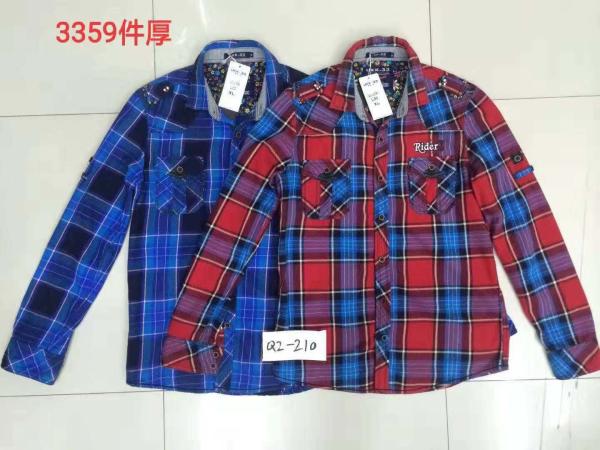 Men's High quality casual plaid shirts