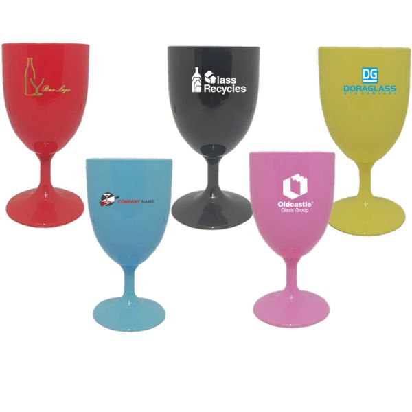 Elegant Unbreakable Acrylic Plastic Small Wine Glasses 7oz