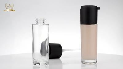 Garrafa líquida cosmética da fundação da bomba 30ml especial feita sob encomenda por atacado com bomba