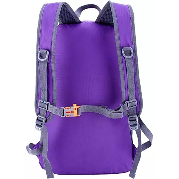 Red BSCI Foldable Hiking Backpack 35L Mountain Equipment Rucksack Waterproof