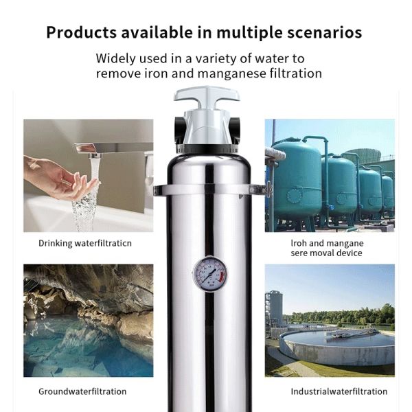 Purificateurs d'eau en acier inoxydable de 3000-8000L ménagers pour l' élimination du fer et du manganèse