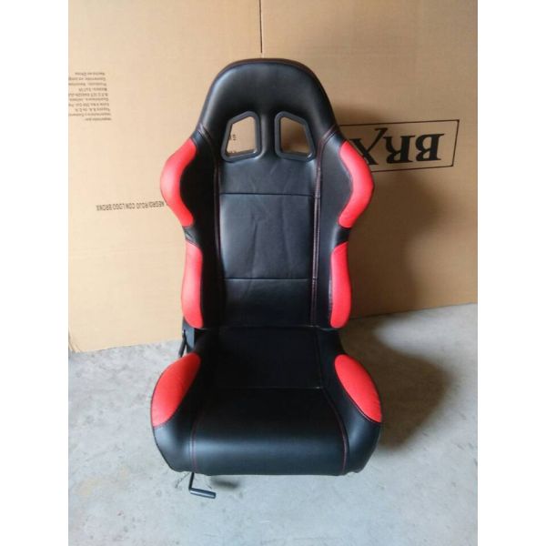 Customized Logo Car Sport Racing Seats With Single Recliner / Single Slider