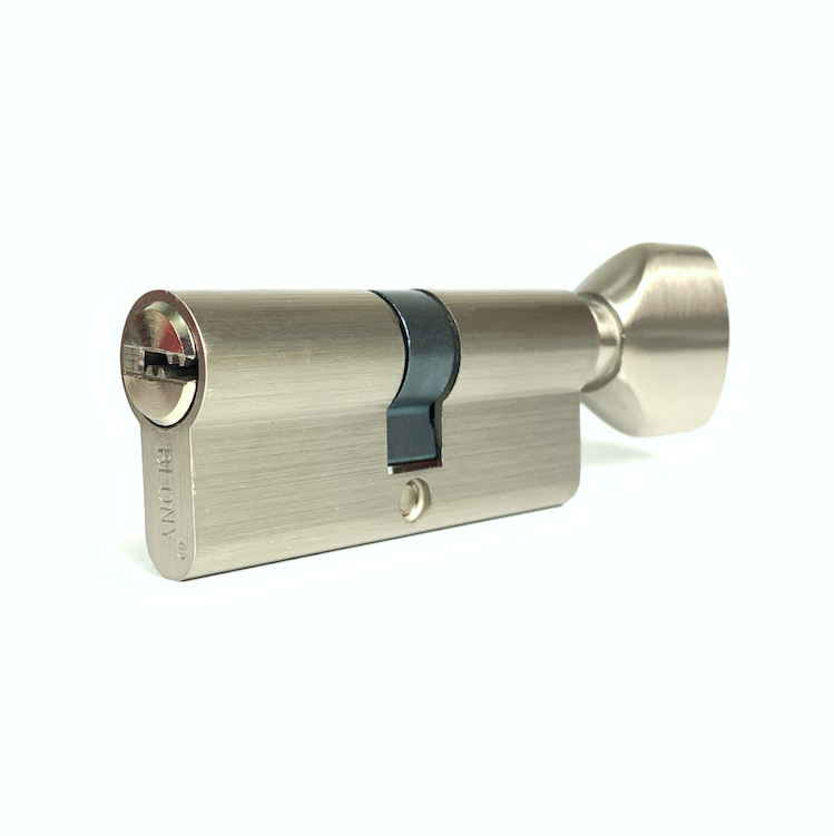 Zinc Alloy 70mm Euro Cylinder Customized Single Cylinder Lock With Brass Core