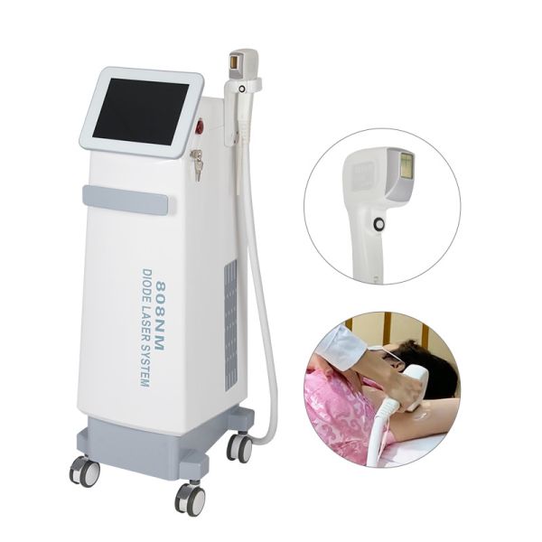 808nm 755nm 1064nm Triple Wave Diode Laser Hair Removal Machine For Women Men