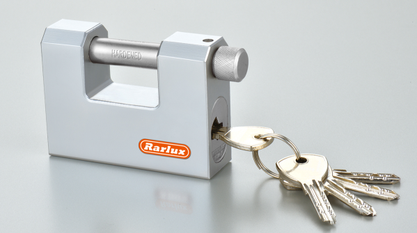 Rarlux70-100mm High Safety Solid Steel Heavy Duty Durable Anti-Theft Key Padlock with Plated Surface
