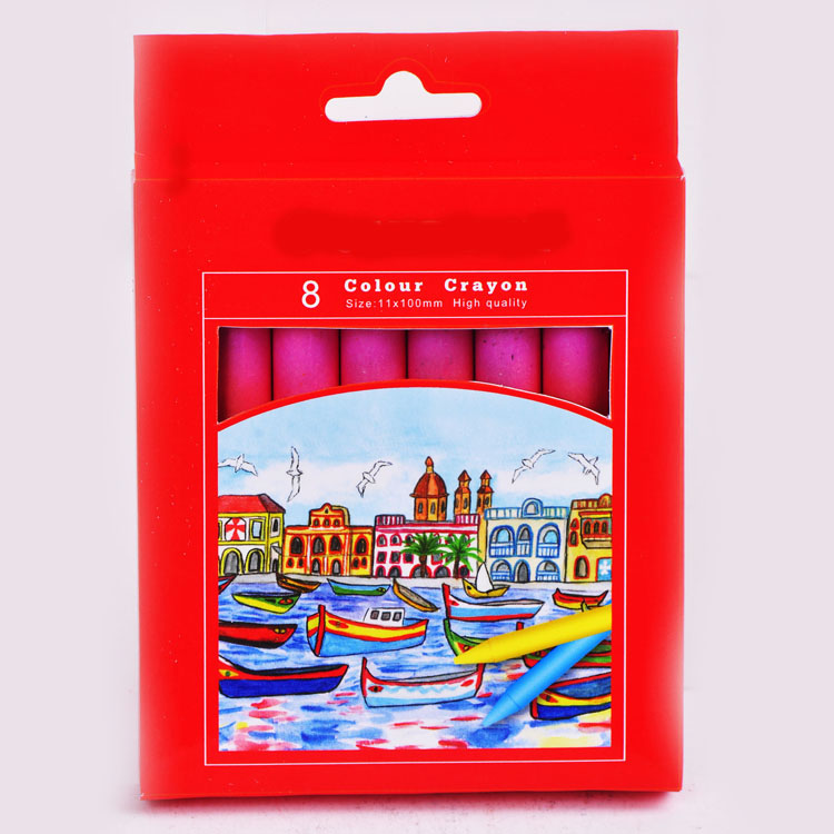 hot selling various colors non toxic wax crayon set for children drawing