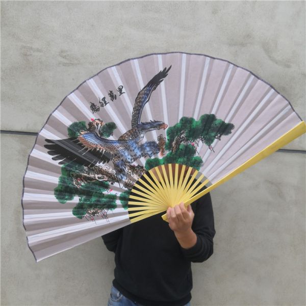 [I AM YOUR FANS] 100% Hand Made Custom Personalized Design Large Bamboo Hand Fans Decorative Wedding Hand Fans