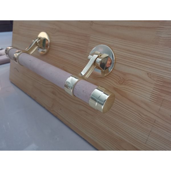 Electronic Plating Heavy Duty Coffin Fittings 180kgs Weight Lifting Casket Handles
