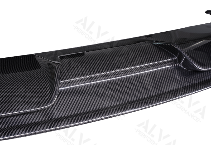 Dry Carbon Fiber Rear Diffuser Compatible Tesla Model 3 2019 Plus Rear Bumper Diffuser Body Kits Upgrade