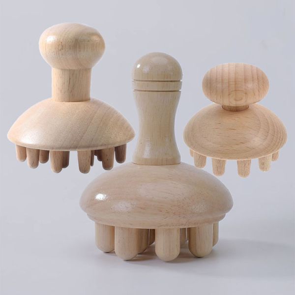 Feature 2 Customized Logo Availabled Wood Therapy Massage Tools for Cellulite Reduction