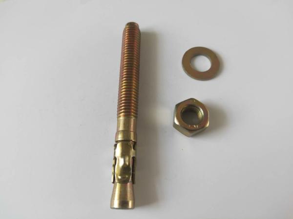 Grade 4.8 M10 * 100 Buliding Galvanized Wedge Anchor Bolts concrete anchor bolts