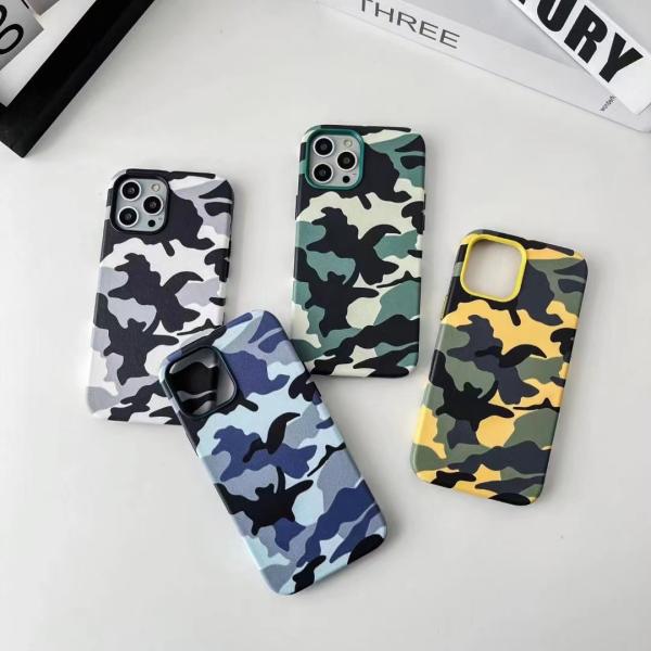 Camouflage Luxury Mobile Back Cover Waterproof For Iphone 14 Pro Max