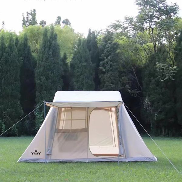 Лучшая цена 8 человек Большая водонепроницаемая воздушная пневматическая палатка Внешний надувный газон арабский кемпинговый шатер для продажи