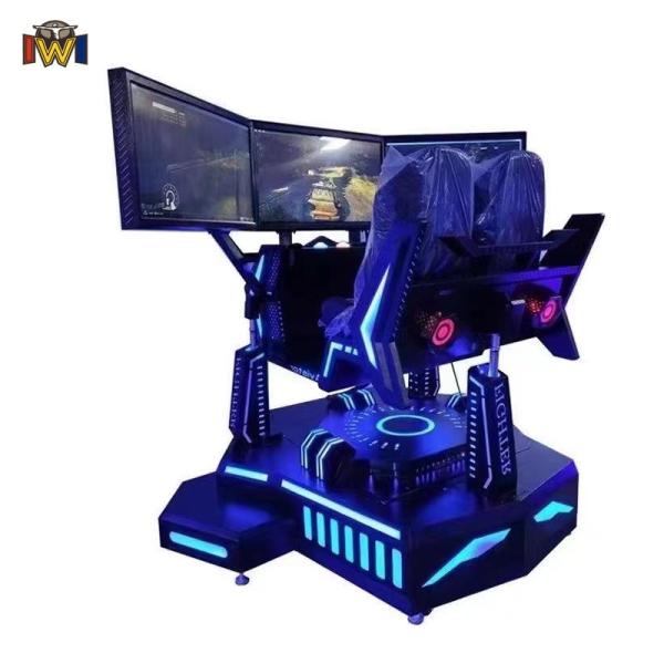 Racing Three Axis Motion Simulator 3 Screen Driving Simulator VR