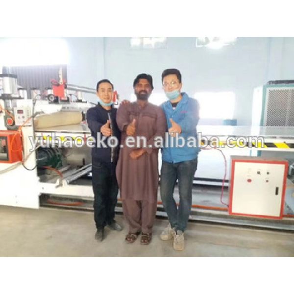 Double-screw Plastic PE WPC Decking Profile Making Machine for 150-200kg/h Capacity