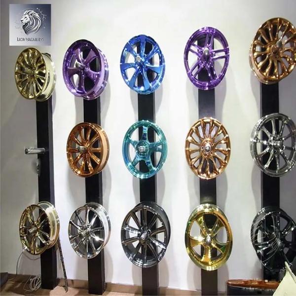 Chrome Car Wheel Vacuum Coating Machine 380V Touch Screen