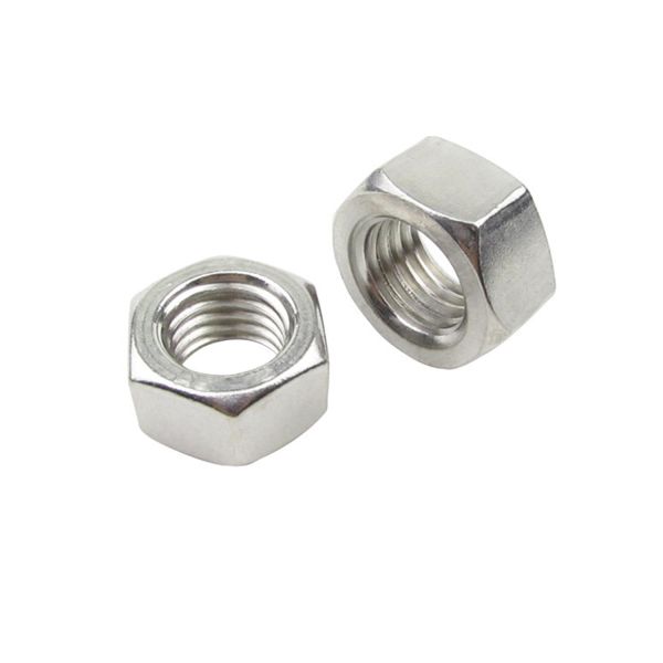 100% QC Tested DIN934 Hex Nut A2 70 Stainless Steel 304 Nut M2-M30 for Customizable