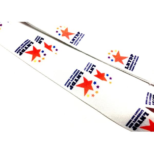 Heat Transfer Dye Sublimated Lanyards Full Color Printing Safety Break Metal Hook