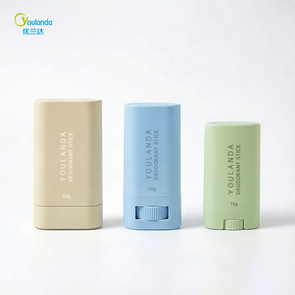 15g 20g OEM Deodorant Stick Tube Flat Twist Up Solid Deodorant Stick Packaging