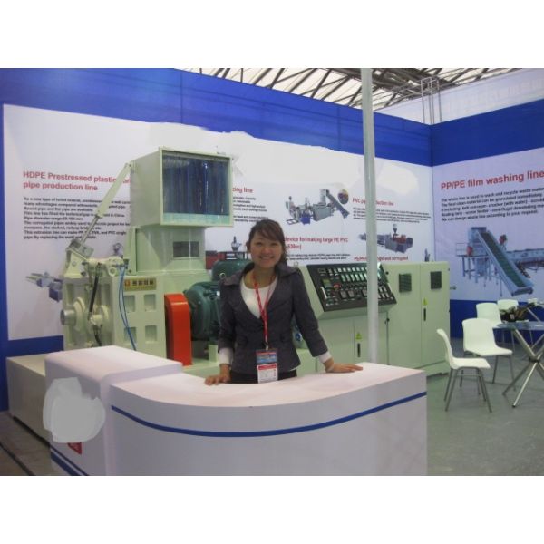 PE PP HDPE LDPE Waste Plastic Recycling Plant Machinery Stainless Steel 304 Material