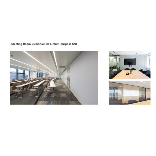 Functional and Stylish Aluminum Framed Office Glass Partition Wall for Modern Offices