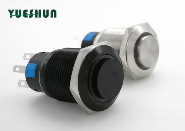Interruptor de tecla do metal 19mm, cabeça alta automotivo dos interruptores de tecla