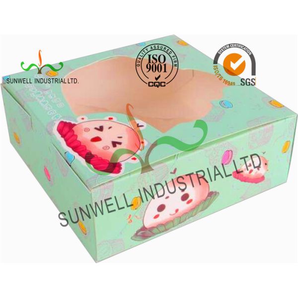 Устранимые коробки упаковки еды картона, персонализированные коробки выноса карт