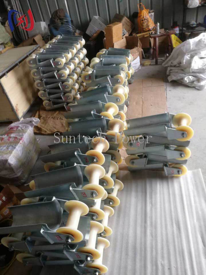 D Series Bell Mouth Cable Entrance Protection Roller 80-200mm with MC Nylon Wheels for Smooth Cable Entry