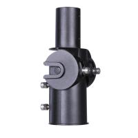 90 - Parenthèse de réverbère de 180 degrés pour le poteau extérieur d'adaptateur de lampe de bras de connecteur de Polonais