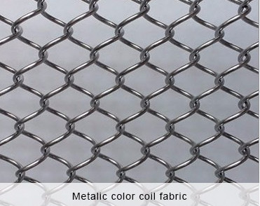 Aluminum Mesh Drapery with 1.2mm Wire Diameter and 6mm Aperture Size in Baking Finish for Modern Decor