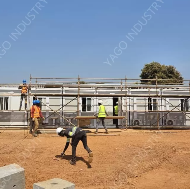 Heavy Duty Modular Flat Pack Prefabricated Staff Accommodation Buildings Systems