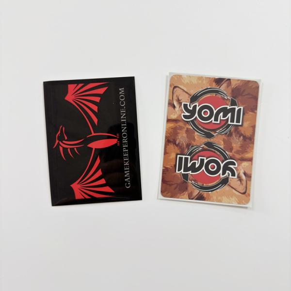 Glossy Matte Gaming Custom Card Protector Sleeves 50 / 60 / 100pcs Per Pack