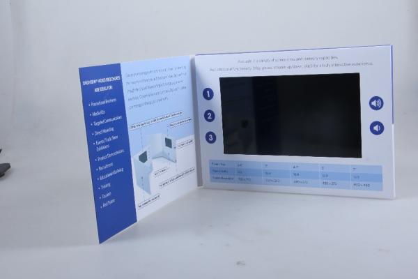 Multi Page Direct Mail Video Card , Bespoke Video Brochures Fashion Design