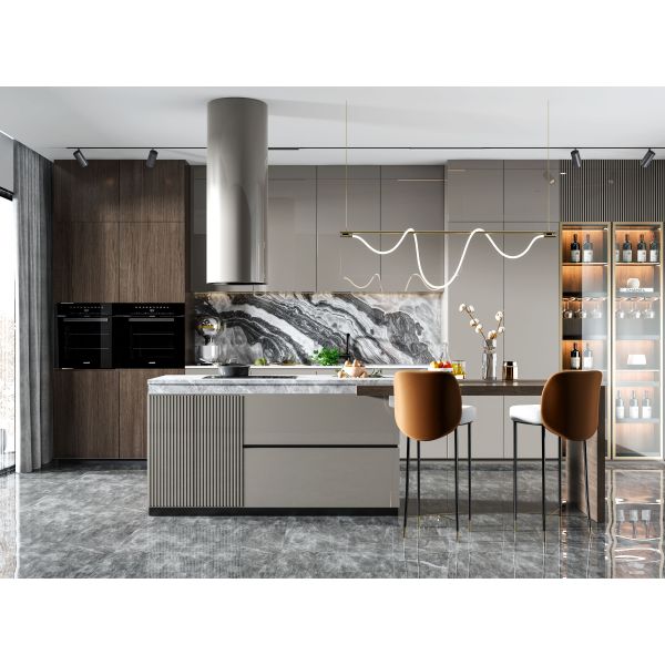 Modern Kitchen Cabinet With Blum / Hettich / DTC Hardware Parts