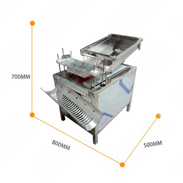 Automatic Small Bird Eggs Chicken Egg Skin Peeler Peeling Shelling Quail Egg Shell Breaking Machine
