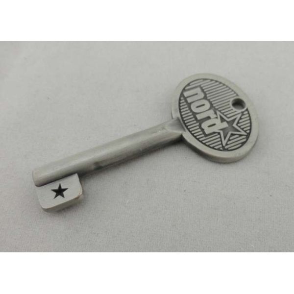 Key Souvenir Badges Zinc Alloy / Iron / Brass , OEM ODM