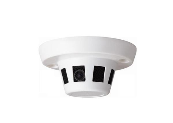3.0 Megapixel Mini Smoke Detector Hidden Camera Audio Optional POE 3.6mm Lens