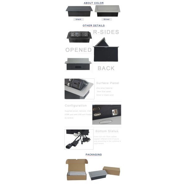 Universal power popular pop up conference table power outlet